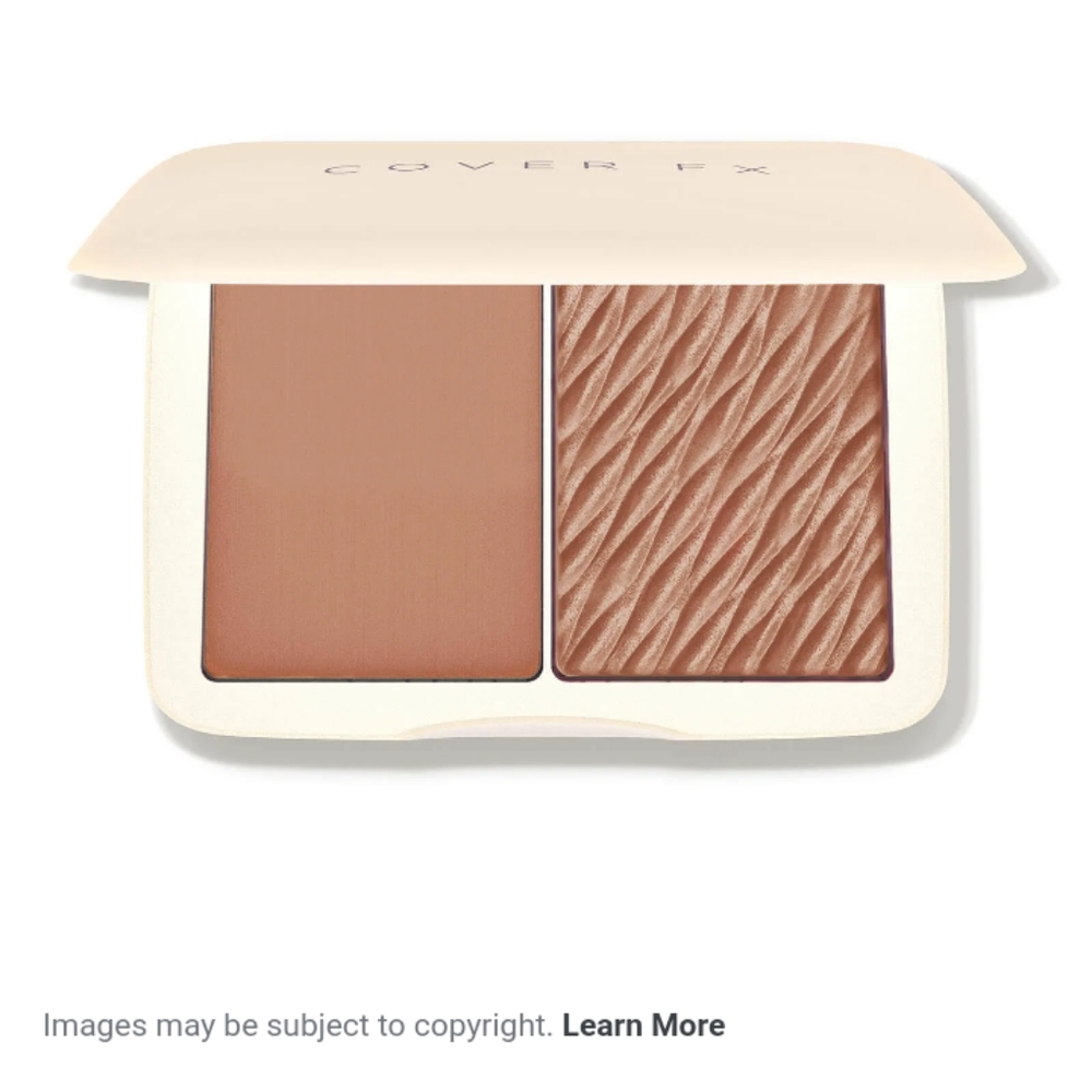 Cover FX suntan bronze matte and shimmer highlighter new suntan bronze